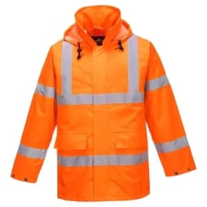 Oxford Weave 150D Class 3 Lite Hi Vis Traffiic Jacket Orange 2XL