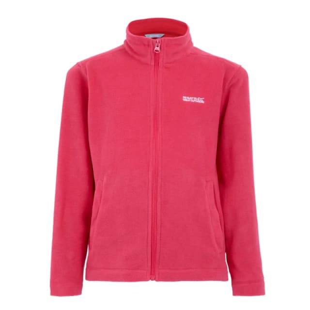 Children's zipped fleece Regatta King II Rose Unisex 9/10 ans