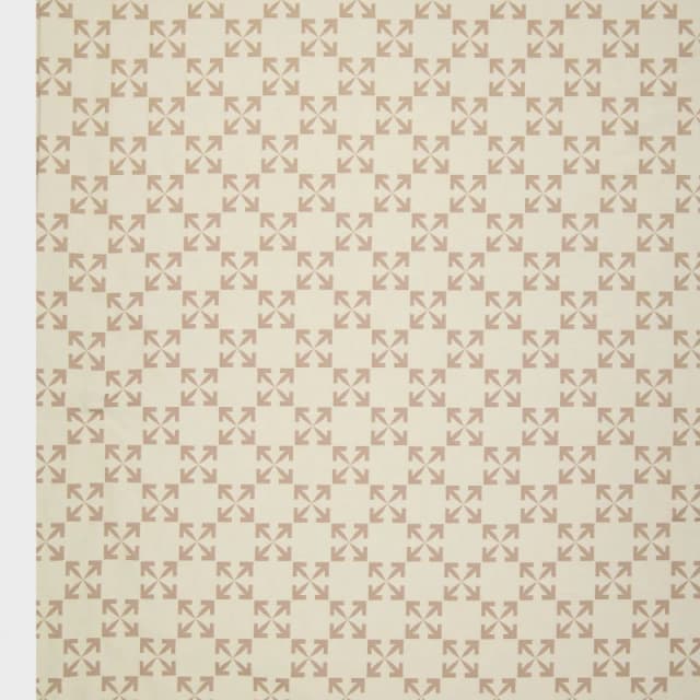 Off White Tablecloths Cream/Taupe unisex One Size