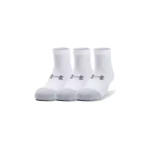 Under Armour Heatgear Socks Locut White/White/Steel - M