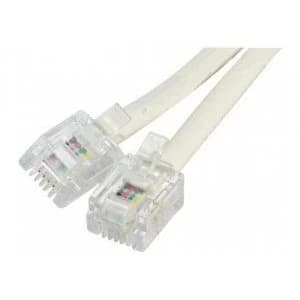 Telephone cord RJ11/ 4 conductors- 2 m