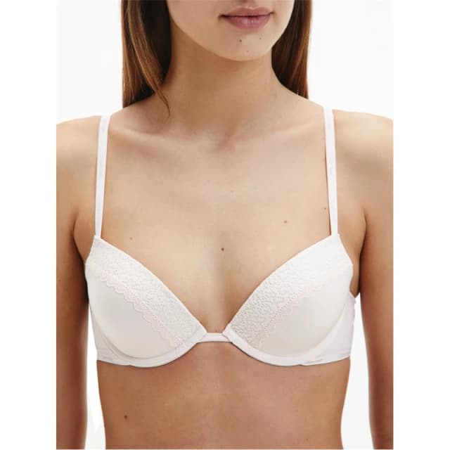 Calvin Klein Calvin Flirty Plunge Bra - White White 30C