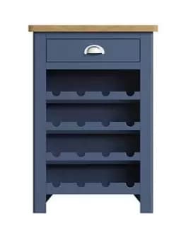 K-Interiors Fontana Wine Cabinet - Blue