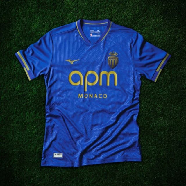 Mizuno Monaco Away Shirt 2025 2026 Adults Blue male Medium