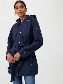 Regatta Garbo Waterproof Trench Jacket - Navy