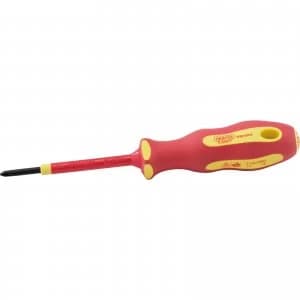 Draper Expert Ergo Plus VDE Insulated Pozi Screwdriver PZ0 60mm