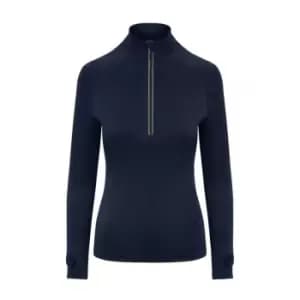 AWDis Just Cool Womens/Ladies Cool-Flex Half Zip Top (L) (French Navy)