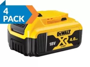 DEWALT DCB182/4 18v 4Ah XR Li-Ion Battery Packs 4pk