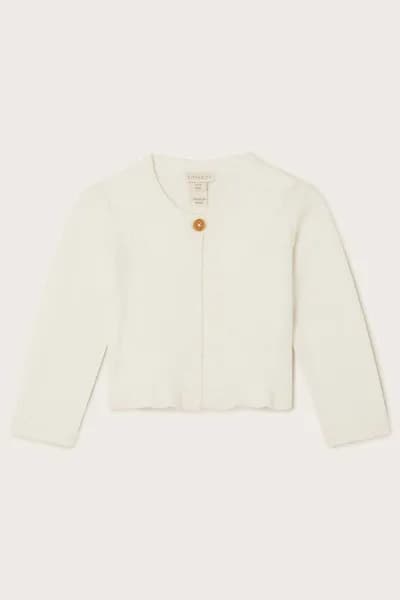 Baby Crochet Chenille Cardigan