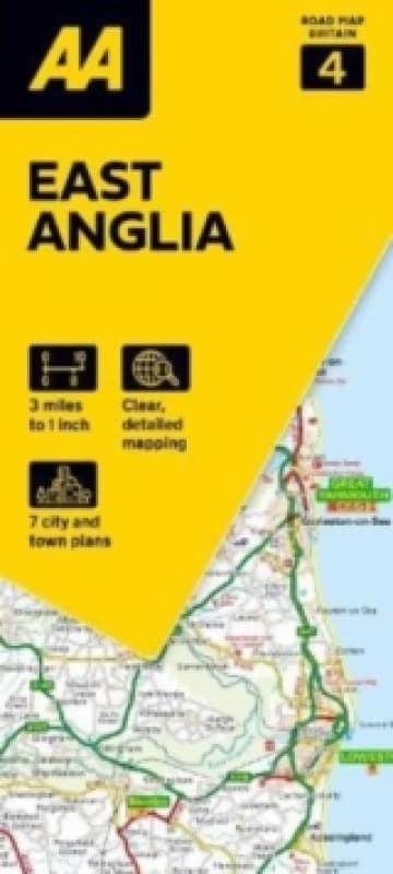Road Map East Anglia 4 Books