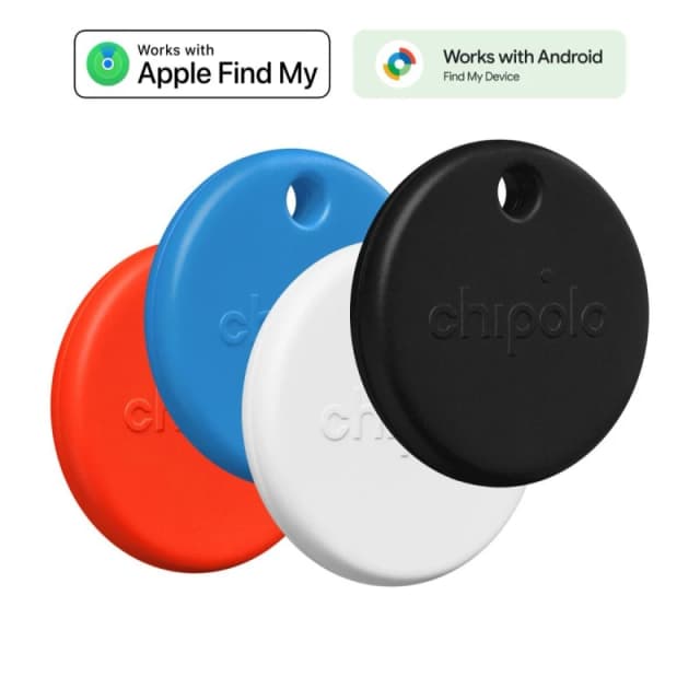 Chipolo POP 4P Black Red White Blue