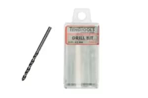 Teng Tools DBX042 10x 4.2mm Fully Ground Drill Bit - Split Point - DIN 362