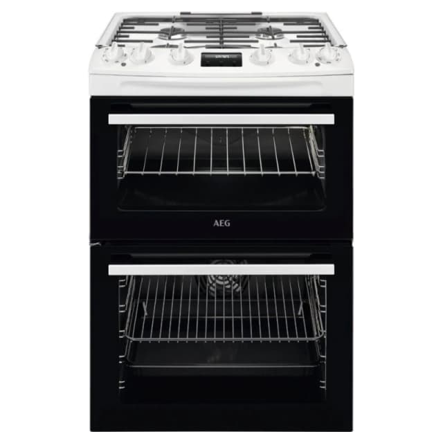 AEG CKX6540ACW 60cm Dual Fuel Cooker - White 948905191 White