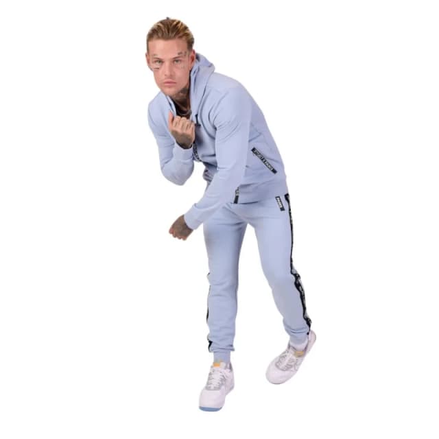 Project X Paris Basic zip logo jogging trousers Project X Paris Bleu Male S