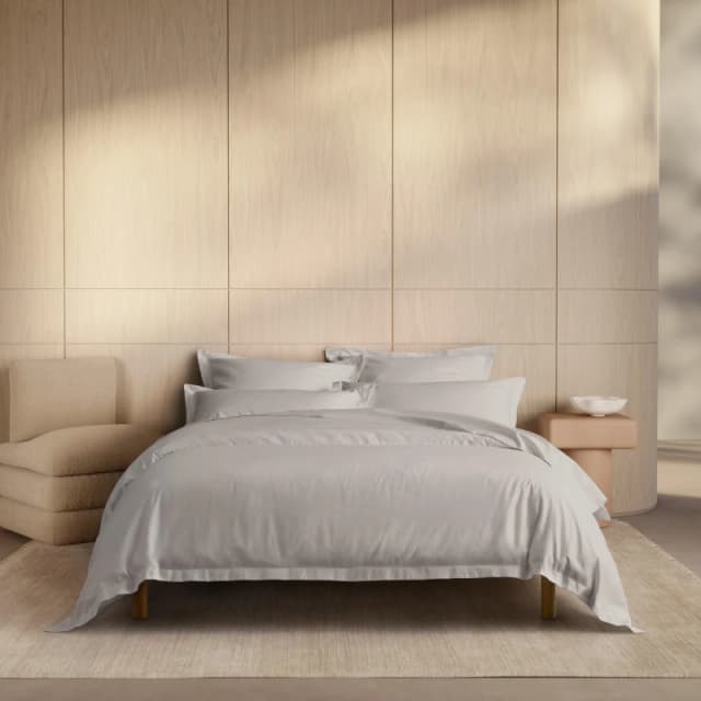 Sheridan 1000tc Cotton Sateen Duvet Cover - Grey Grey Double