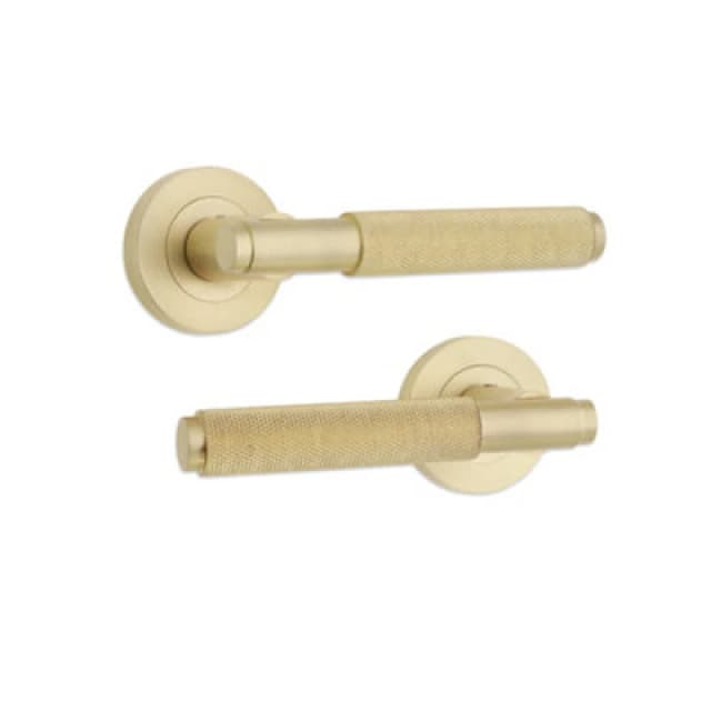 Spira Brass Connaught Lever On Rose Satin Brass