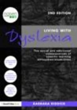 Living with Dyslexia by Barbara Riddick Book
