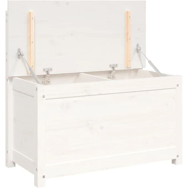 VIDAXL Bench White 80x41x77cm Solid Wood Pine Vidaxl 823550