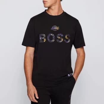 Hugo Boss X NBA Lakers Crew Neck T-Shirt Black Size S Men