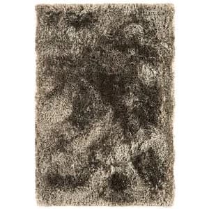 Asiatic Plush Shaggy Rug - 140 x 200cm - Taupe