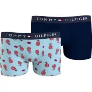 Tommy Hilfiger Tommy 2 Pack Logo Boxer Shorts - Multi