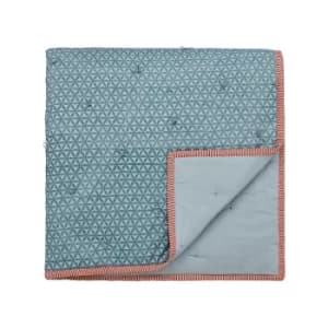 Bedeck Of Belfast Harita Quilted Throw, Teal