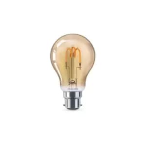 Philips 14W Vintage Gold LED B22 GLS - Amber Warm White - 929001814601