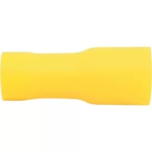 6.30MM Fully Insulated Yellow Female Push-on (100)