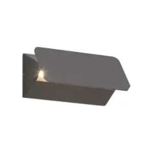 Up & Downward Lighting Wall Lamp, 1 x 5W LED, 3000K, 190lm, IP54, Anthracite
