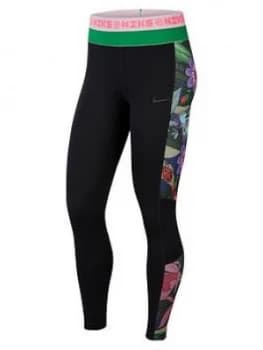 Nike Training Pro Icon Clash Legging - Black Size M Women