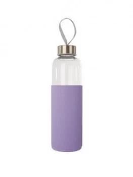 Premier Housewares Mimo Glass Bottle In Lilac