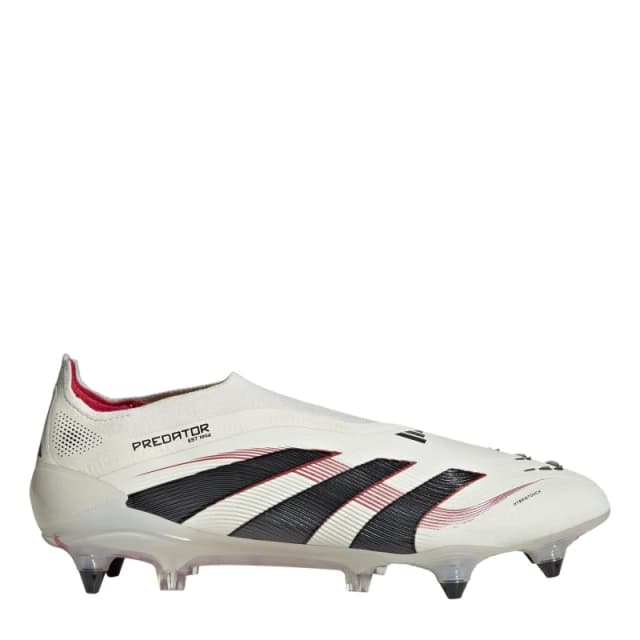 adidas Unisex Adults Predator Elite Low Soft Ground Football Boots Off White/Black unisex 6.5 (40)