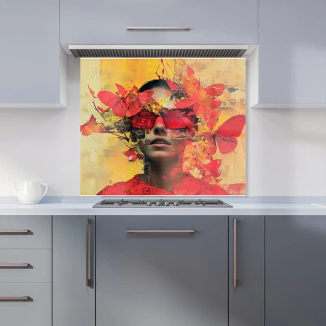 Designer Kitchen Splashbacks Calista Vale: 00002 Kitchen Splashback Size: 600mm x 750mm Multicolor Unisex 600mm x 750mm