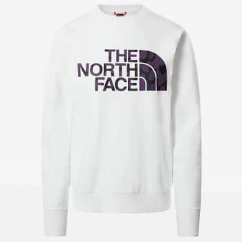 The North Face Womens Standard Crew - White/Purple - L