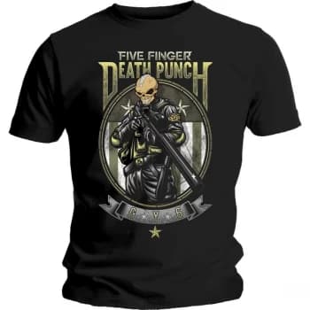 Five Finger Death Punch - Sniper Unisex X-Large T-Shirt - Black