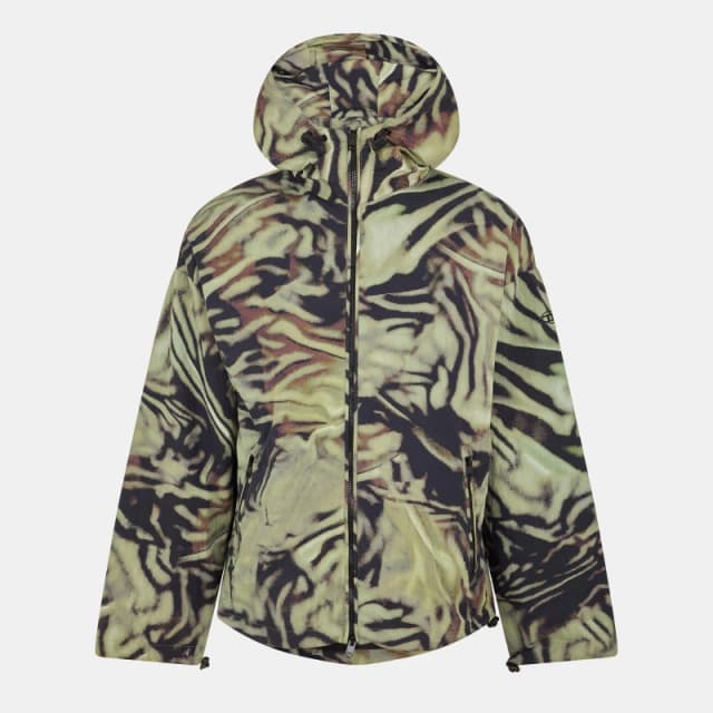 Diesel Mens Lightweight Water Resistant Windbreaker Multicolor male M (48)