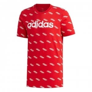 adidas Mens Favorite T-Shirt - Red