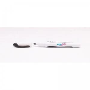 Ergo-Brite Rubber Grip Black Drywipe Marker (Pack of 4) JN10106