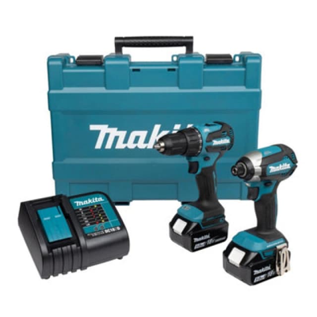 Makita 18V BRUSHLESS COMBI & IMPACT 2 X 5AH