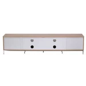 Alphason CHAPLIN CABINET 2000 WH Chaplin Range Stand for TVs Up to 90" in White Light