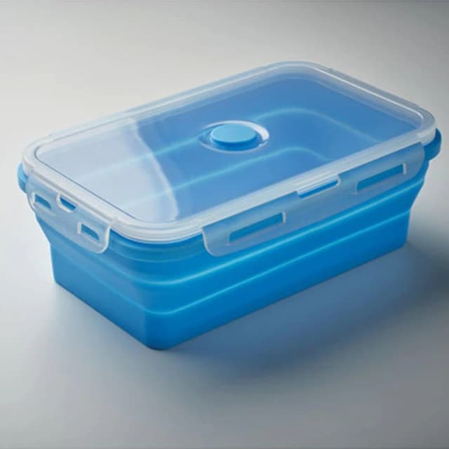Treat Republic Light Blue Collapsible Lunch Box Light Blue unisex Standard