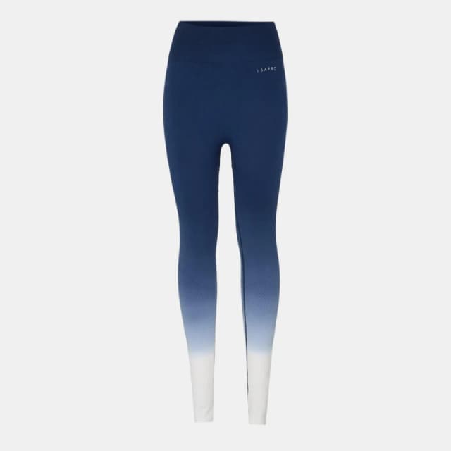 USA Pro Seamless Ombre Leggings Navy/White female 8 (36)