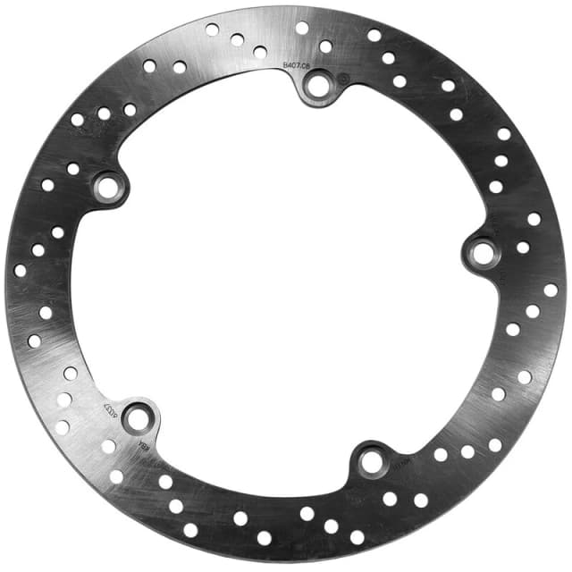 BREMBO 68B407C8 Brake disc PRIME - Serie-Oro - Fixed Disc Rear, Perforated Brake Disc (82)
