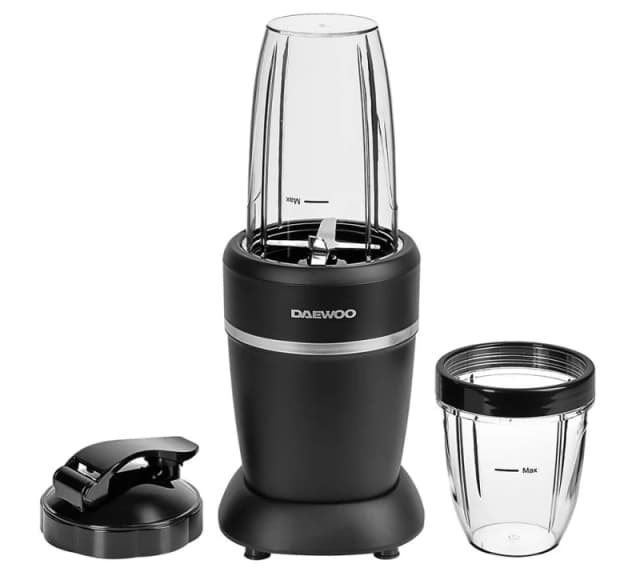 Daewoo Daewoo 1000W 'Ultra Blend' Smoothie Maker Blender Machine 600ml Travel Cup in Black 600ml Unisex 5024996985566