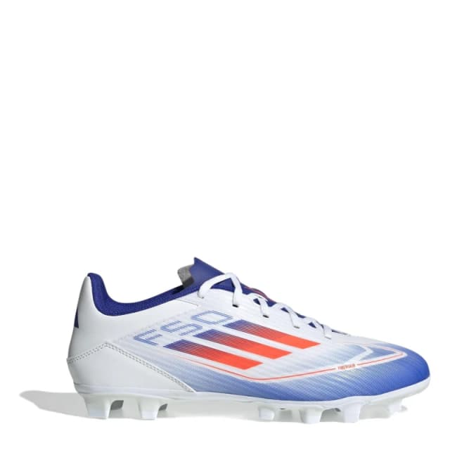 adidas F50 Club Firm Ground Football Boots - White White 8