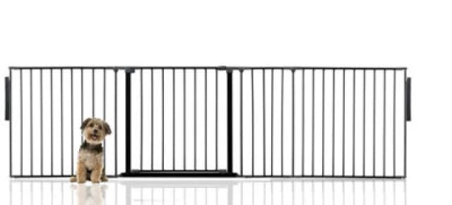 Bettacare Premium Multi Panel Flexible Pet Barrier, Up To 272Cm Wide, Black, 70Cm High