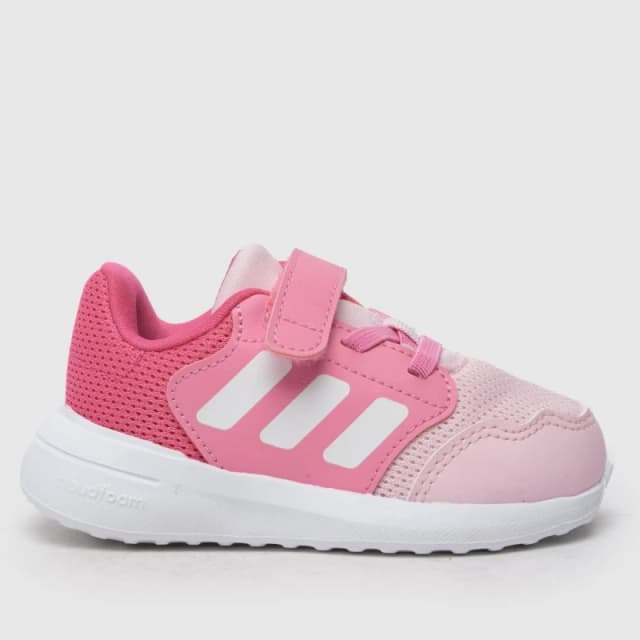 adidas pale pink tensaur run 3.0 Girls Toddler trainers Pale Pink UK 7 (EU 24)