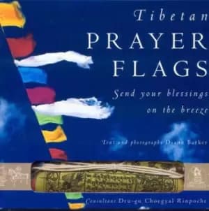 Tibetan prayer flags by Diane Barker
