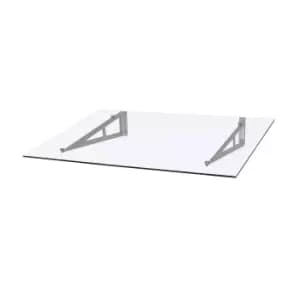 Superroof Hampton Glass & Steel Canopy, (W)0.7M