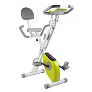 Foldable 2-in-1 Fitness Bike Recumbent Upright Bike Green